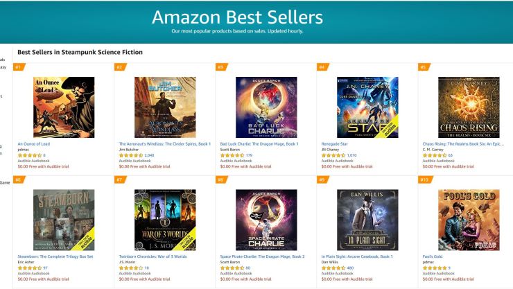 Amazon Best Seller List An Ounce of Lead NUMBER 1